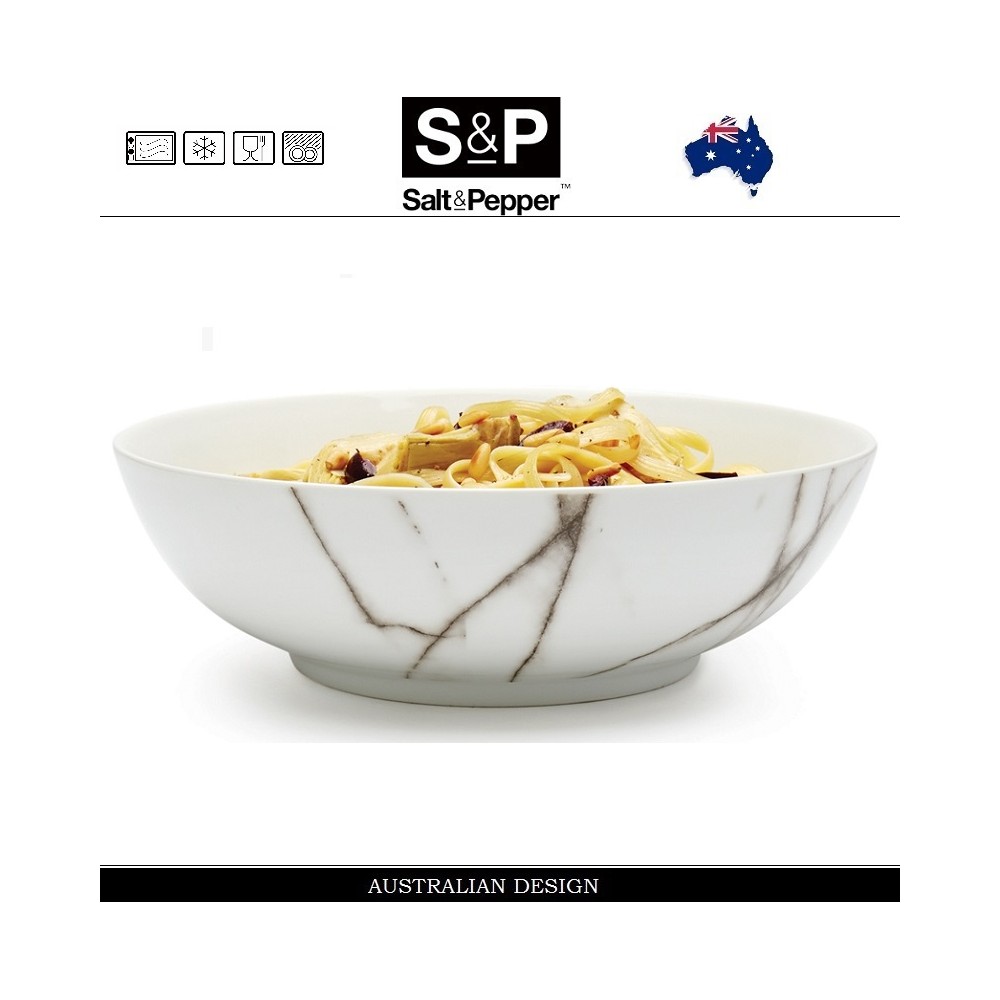 Миска MARBLE для салата, D 24 см, Salt&Pepper, Австралия