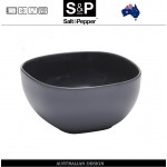 Миска SHADE BLACK для каши, риса, 12 см, цвет уголь, керамика, SALT&PEPPER