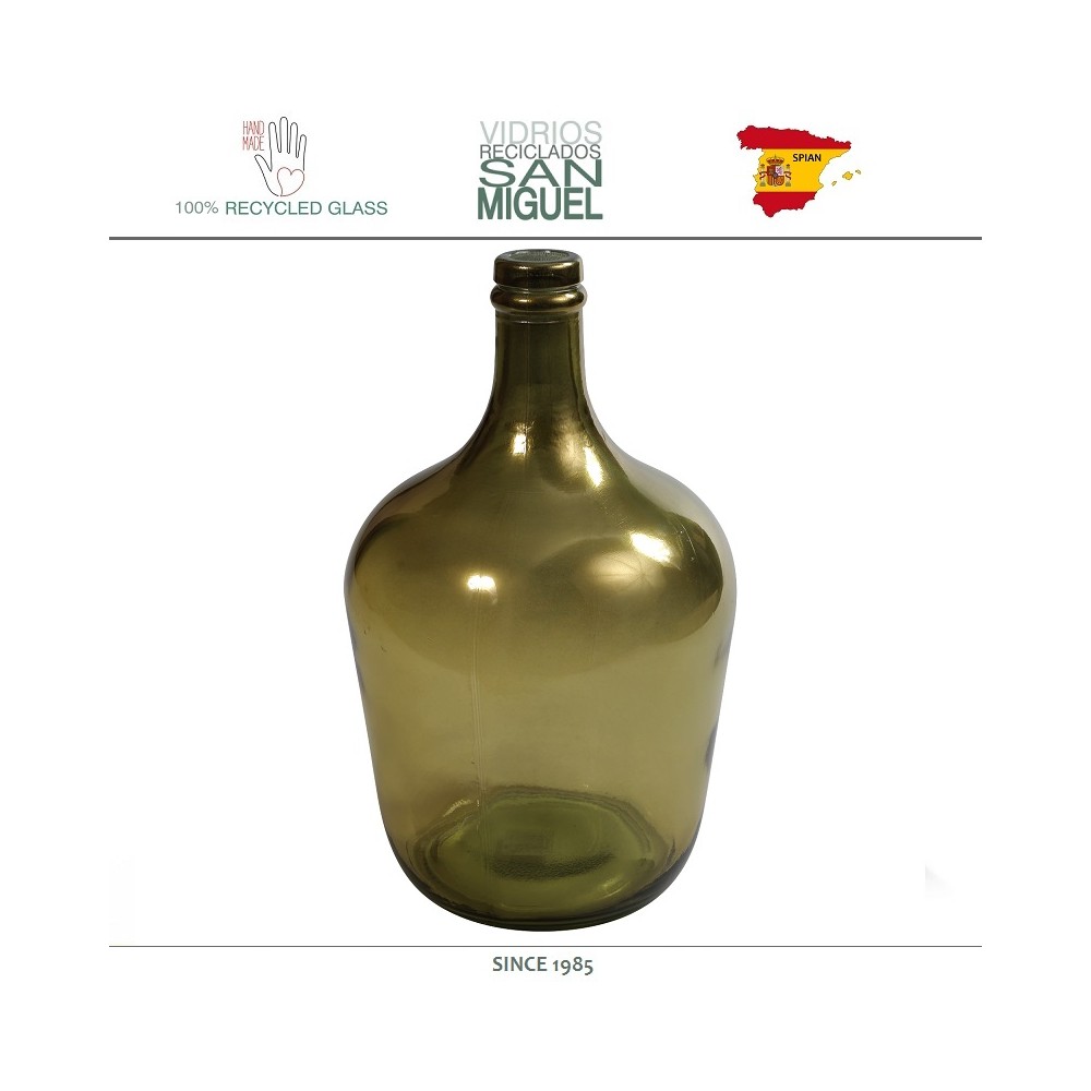 Ваза METALLIC декоративная,  оливково золотистый, H 30 см, SAN MIGUEL