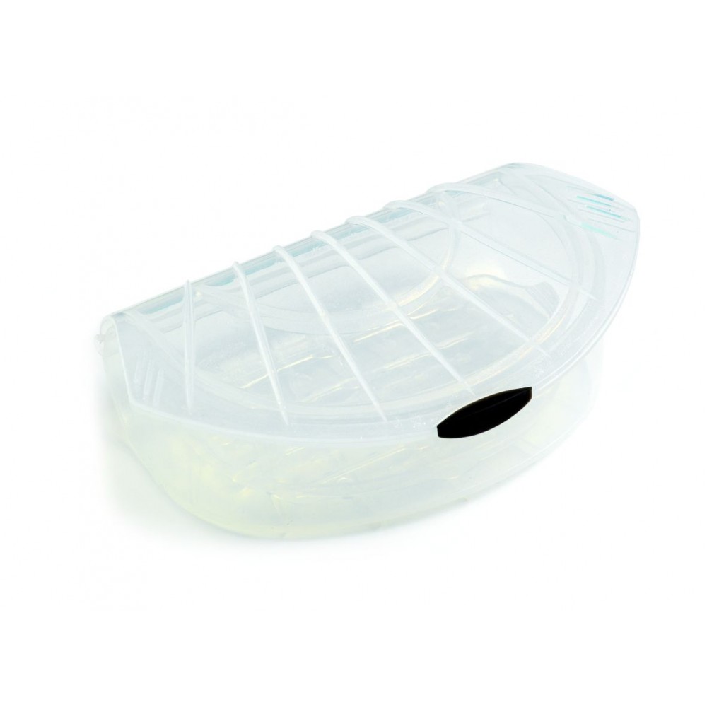 Meshell пароварка для микроволновой печи 1,2 литра силиконовая, цвет: белый, SILICONE ZONE