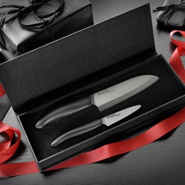 Набор ножей, 2 предмета, керамика, серия Series Black, KYOCERA