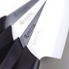 Набор ножей, 2 предмета, керамика, серия Series Black&White;, KYOCERA