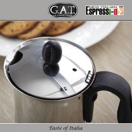 Гейзерная кофеварка LADY INDUCTION на 6 чашек, индукционное дно, сталь 18/10, G.A.T.
