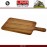 Доска IROKO Premium с ручкой для нарезки и подачи, 47 x 25 см, дерево ироко, LAVA
