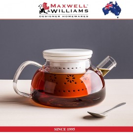 Заварочный чайник Lille с фильтром, 700 мл, белый, стекло жаропрочное, фарфор, Maxwell & Williams