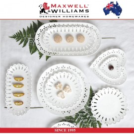 Десертная тарелка Lille "ажурный край", D 23 см, Maxwell & Williams
