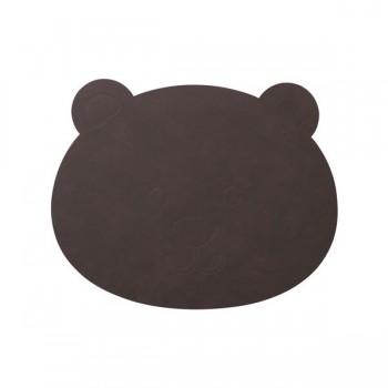 983130 NUPO purple подстановочная салфетка МЕДВЕЖОНОК, кожа, L 38 см, W 30 см, серия NUPO, LIND DNA