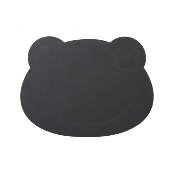 983138 NUPO anthracite подстановочная салфетка ЛЯГУШОНОК, кожа, L 38 см, W 28 см, серия NUPO, LIND DNA