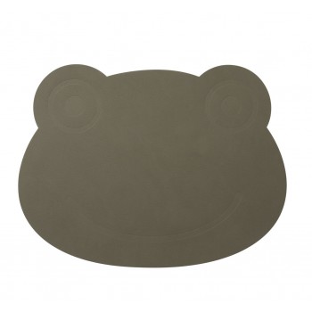 983140 NUPO army green подстановочная салфетка ЛЯГУШОНОК, кожа, L 38 см, W 28 см, серия NUPO, LIND DNA