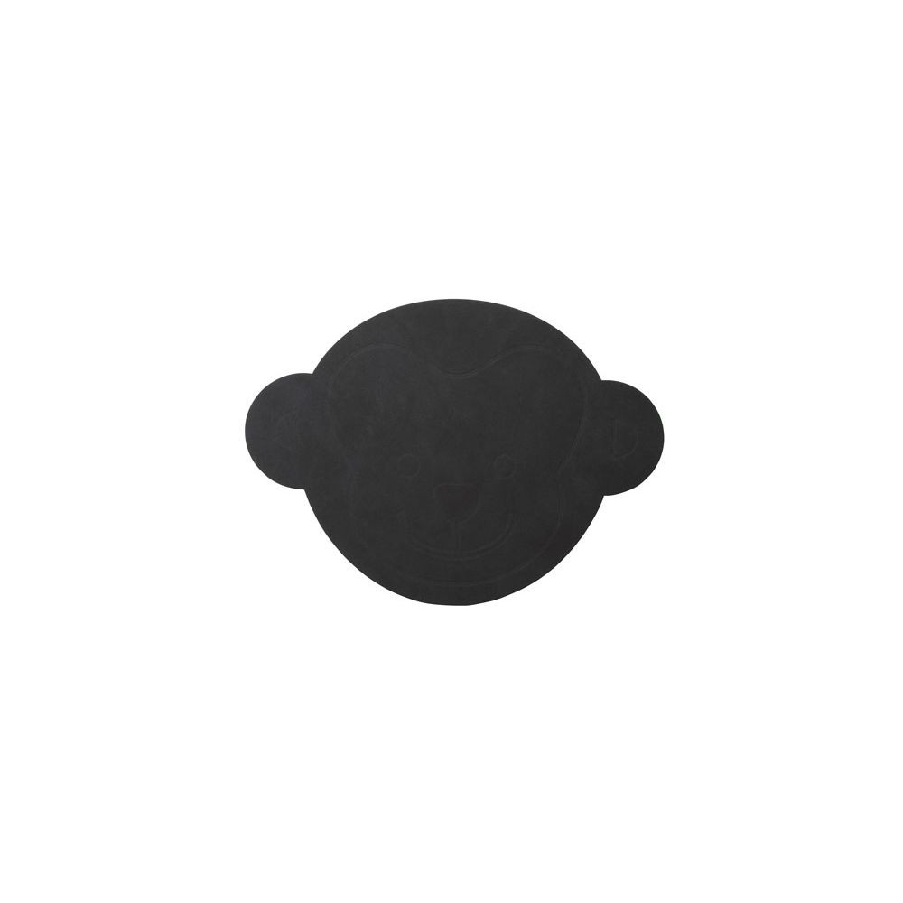 983145 NUPO black подстановочная салфетка ОБЕЗЬЯНКА, кожа, L 38 см, W 28 см, серия NUPO, LIND DNA