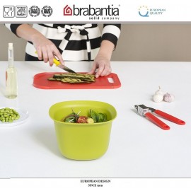Миска Tasty Colors кухонная, 1,5 л, пластик пищевой, зеленый, Brabantia