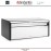 Хлебница FALL Front, 46 x 25 см, глянцевая сталь, Brabantia