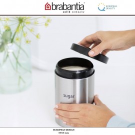 Набор контейнеров CANISTER для кофе, чая, сахара, 1.4 л, глянцевая сталь, Brabantia