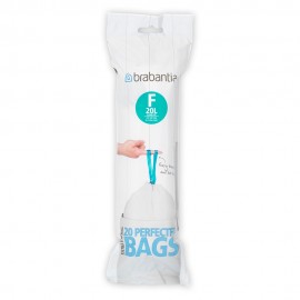 Пакеты мусорные пластиковые PerfectFit Bags в рулоне, высокий 20 л, 20 шт , Brabantia