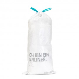 Пакеты мусорные пластиковые PerfectFit Bags в рулоне, высокий 20 л, 20 шт , Brabantia
