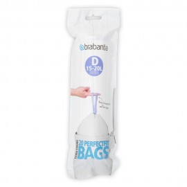 Пакеты мусорные PerfectFit Bags в рулоне, 15-20 л, 20 шт, Brabantia