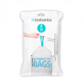 Пакет мусорный пластиковый, высокий 20 л, 40 шт , Brabantia