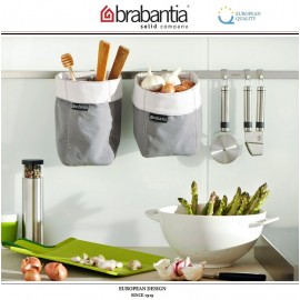 Настенный рейлинг для кухонных инструментов, L 60 см, 7 крючков, серия Kitchen Today, Brabantia