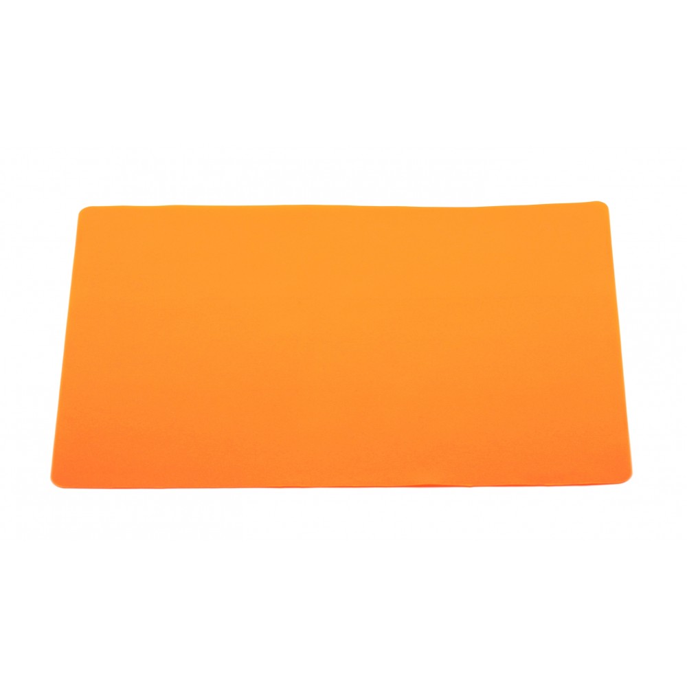 Кулинарный лист для раскатки теста силиконовый, L 37 см, W  27 см, оранжевый, Atlantis