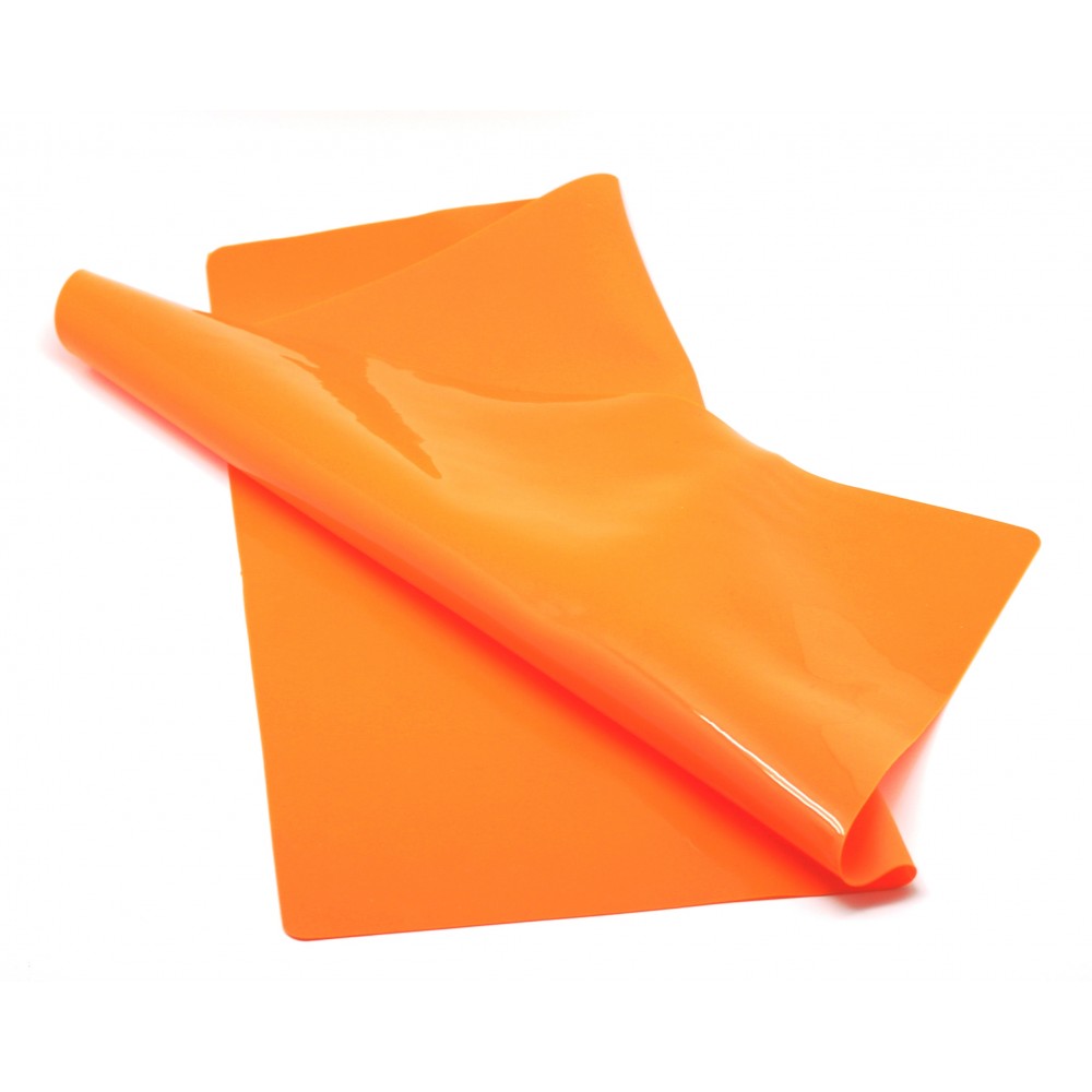 Кулинарный лист для раскатки теста силиконовый, L 58 см, W 48 см, оранжевый, Atlantis