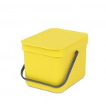 Ведро для сортировки отходов, V 6 л, желтый, серия SORT and GO, Brabantia