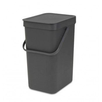 Ведро для сортировки отходов, V 12 л, черный, серия SORT and GO, Brabantia