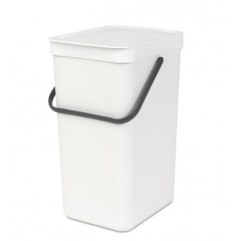Ведро для сортировки отходов, V 16 л, белый, серия SORT and GO, Brabantia