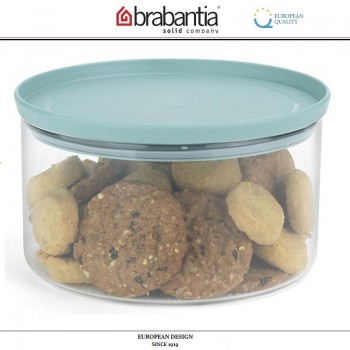 Банка STACKABLE для печенья модульная, D 19 см, H 11 см, стекло, Brabantia