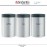 Набор контейнеров CANISTER для кофе, чая, сахара, 1.4 л, покрытие от отпечатков, Brabantia