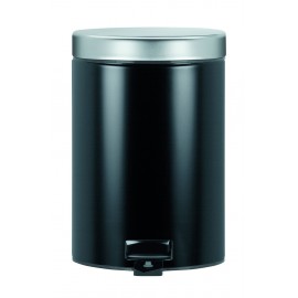 Ведро для мусора с педалью, D 17 см, H 25 см, V 3 л, сталь нержавеющая, Brabantia