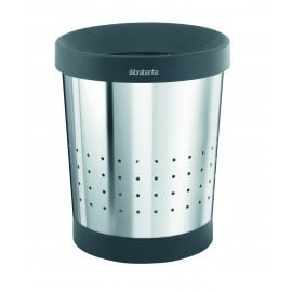 Корзина для бумаг, D 21,6 см, H 24 см, сталь нержавеющая, Brabantia Корзина для бумаг, D 21,6 см, H 24 см, сталь нержавеющая, Brabantia