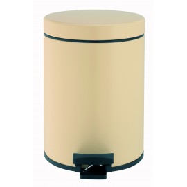 Ведро для мусора с педалью, D 20,5 см, H 28 см, V 5 л, сталь нержавеющая, Brabantia