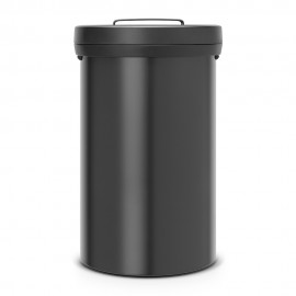 Мусорный бак BIG BIN, V 60 л, сталь нержавеющая, черный, Brabantia