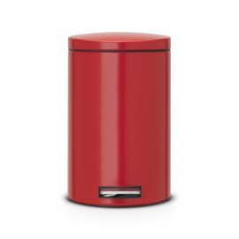 Ведро для мусора с педалью, D 25 см, H 40 см, V 12 л, сталь нержавеющая, серия Sint, Brabantia