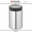 Контейнер CANISTER с прозрачной крышкой, 1.4 л, матовая сталь, Brabantia