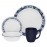 Набор посуды True Blue, 16 предметов на 4 персоны, Corelle