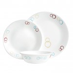 Набор посуды 12 предметов на 4 персоны, серия Circles, Corelle