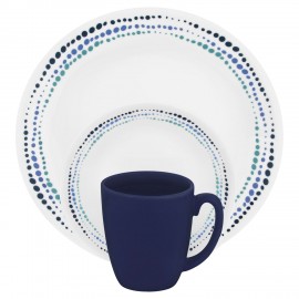 Набор посуды 16 предметов на 4 персоны, серия Ocean Blues , Corelle