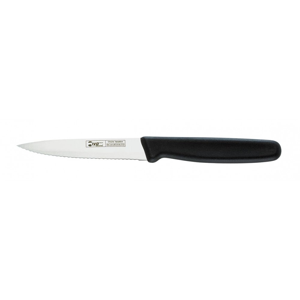 Нож для чистки с зубчиками, длина лезвия 9 см, серия 25000, Ivo