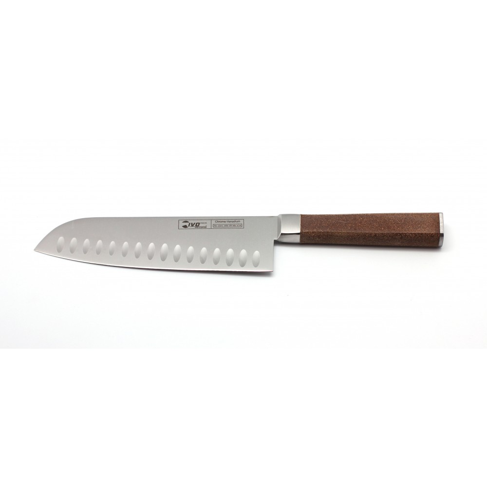 Нож Сантоку с канавками, длина лезвия 18 см, серия 33000, Ivo