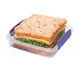 Контейнер для сандвичей, 450 мл, эко-пластик пищевой, серия Klip IT, SISTEMA