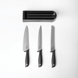 Ножи с подставкой для ящика, 3 шт. Tasty+, L 9,6 см, W 39,9 см, H 7,3 см, Brabantia