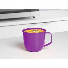Кружка суповая Microwave, Пластик, V 565 мл, L 13,4 см, W 11 см, H 10,7 см, Sistema