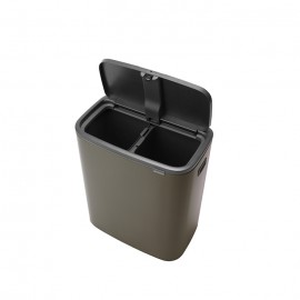 Мусорный бак Touch Bin Bo, V 2 x 30 л, L 31,2 см, W 54,5 см, H 65,6 см, Brabantia