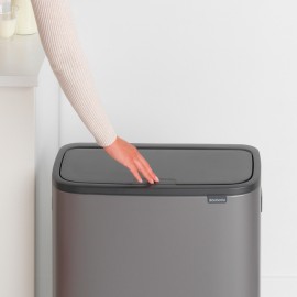 Мусорный бак Touch Bin Bo, V 2 x 30 л, L 31,2 см, W 54,5 см, H 65,6 см, Brabantia