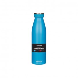 Стальная бутылка Hydrate, Металл, V 500 мл, L 6,8 см, W 6,8 см, H 23,5 см, Sistema