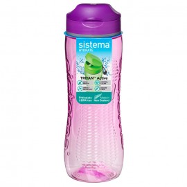 Бутылка для воды тритан Hydrate, Пластик, V 800 мл, L 7,5 см, W 23,5 см, H 7,5 см, Sistema