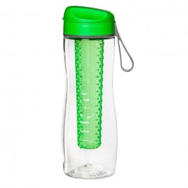 Бутылка для воды из тритана с диффузором Hydrate, Пластик, V 800 мл, L 8 см, W 9,5 см, H 23,5 см, Sistema