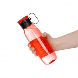 Бутылка для воды из тритана с петелькой Hydrate, Пластик, V 650 мл, L 7,3 см, W 9,4 см, H 22,7 см, Sistema