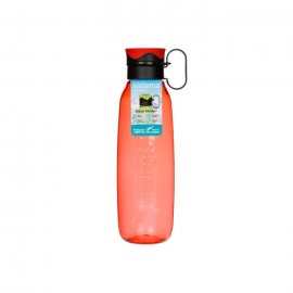 Бутылка для воды из тритана с петелькой Hydrate, Пластик, V 850 мл, L 9,4 см, W 7,8 см, H 25,5 см, Sistema